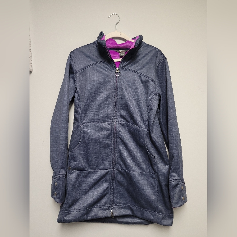 Outdoor Research Jacket Coat Serena Hoodie Womens M Gray Purple 96095    B46